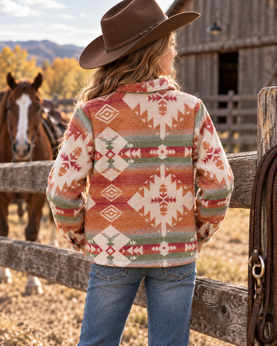 Girls' Southwestern Shacket | Style DAG26-112