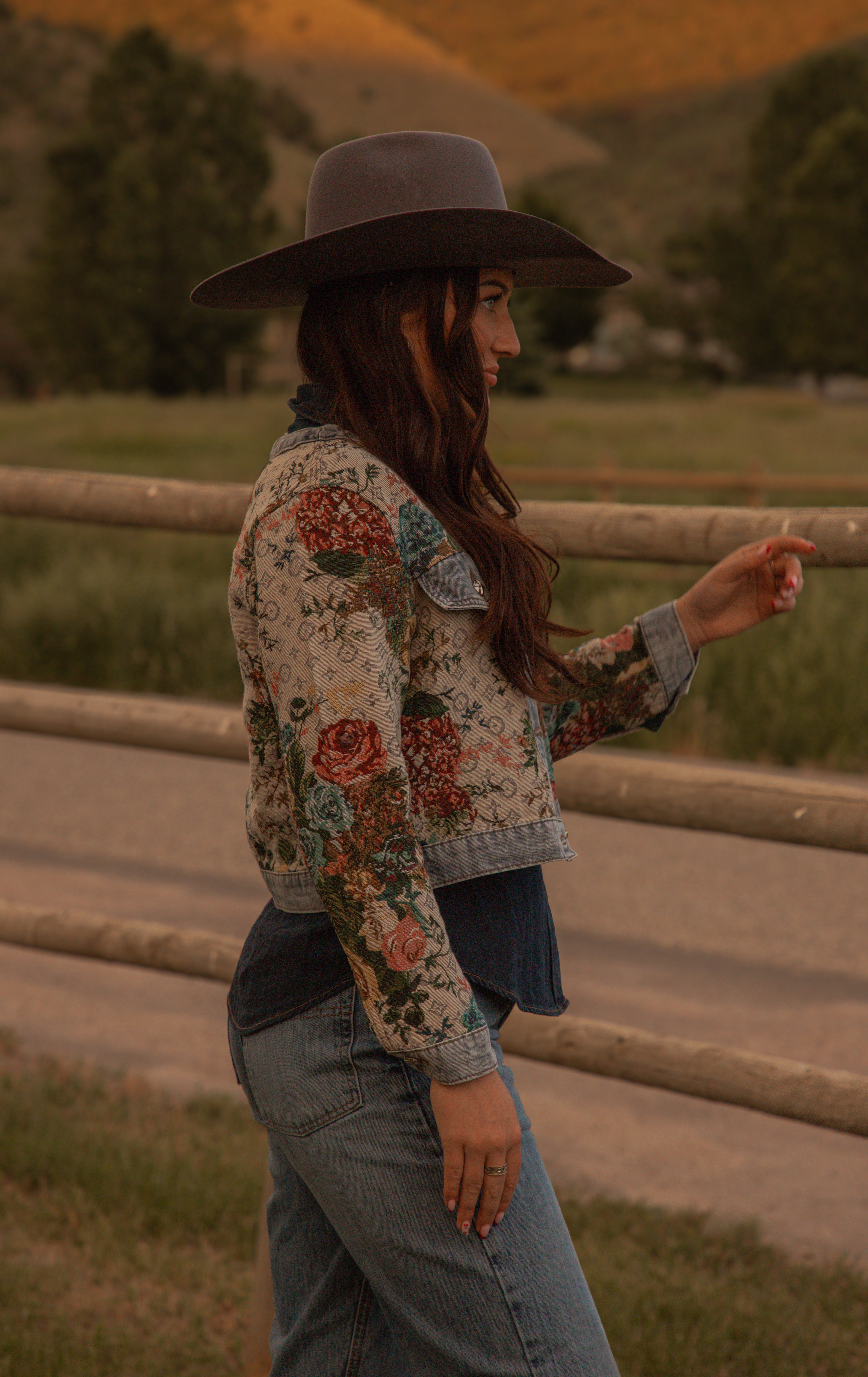 LADIES WESTERN DENIM JACKET- DNMPRT-2