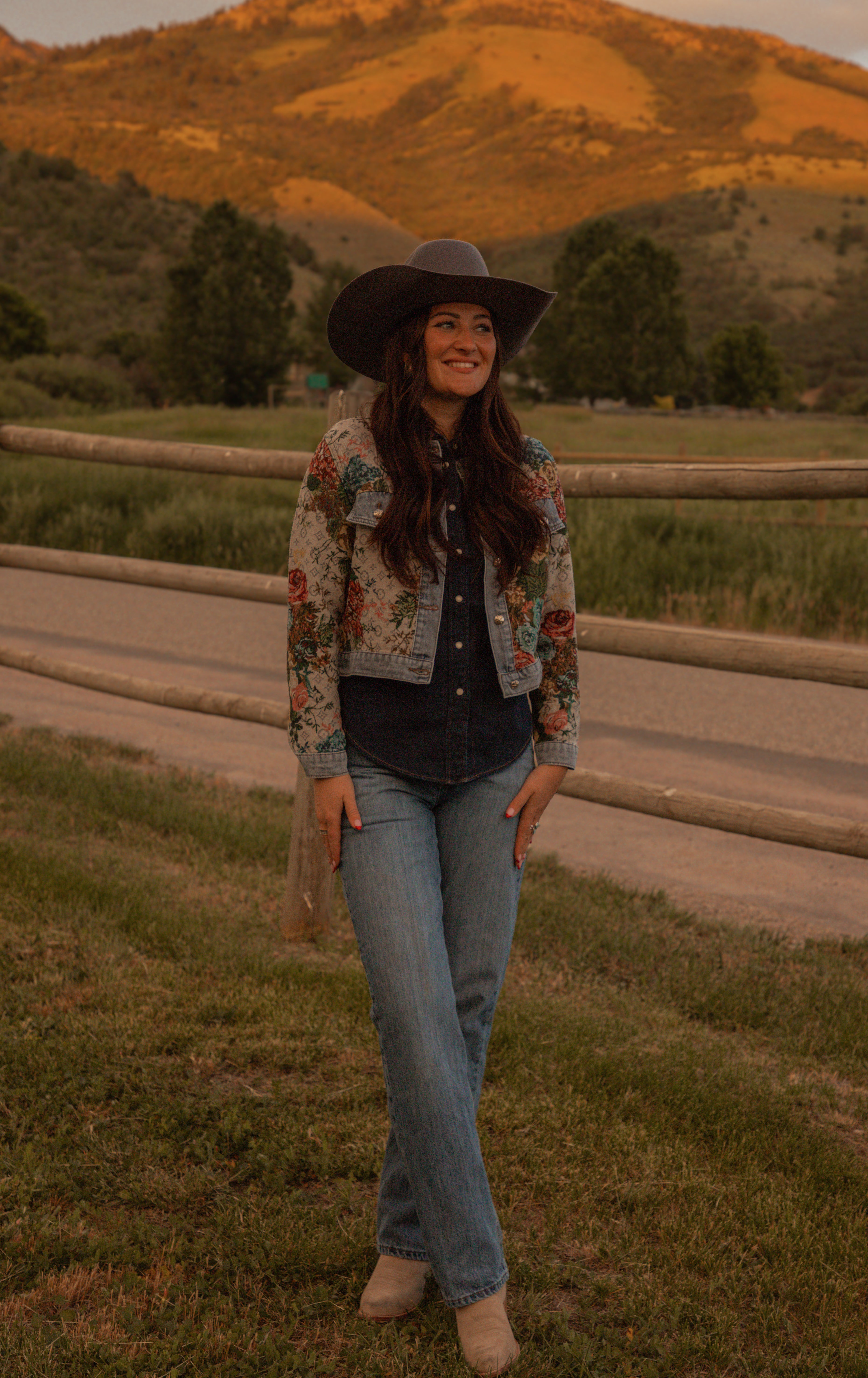 LADIES WESTERN DENIM JACKET- DNMPRT-2