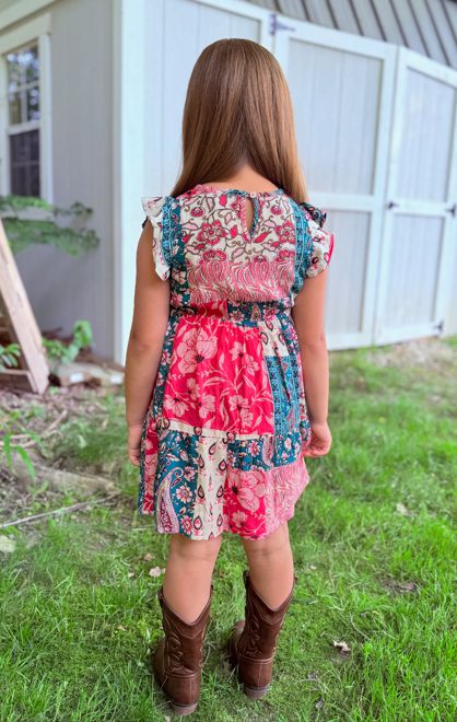 Girls Western Woven Dress.GMA-2044