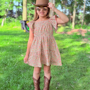 Girls Western Woven Dress.GMA-2049