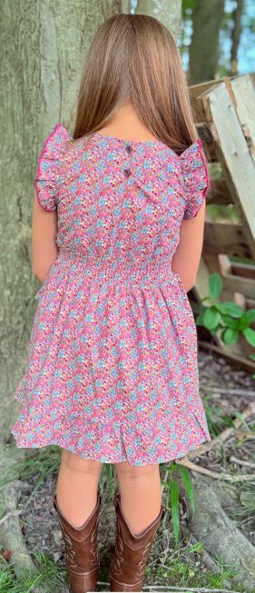 Girls Western Woven Dress.GMA-2053 A