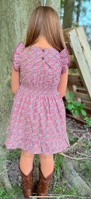 GIRLS TOP WITH WESTERN YOKE IN FRONT AND BACK & WITH PIPING(ATW-2053A)