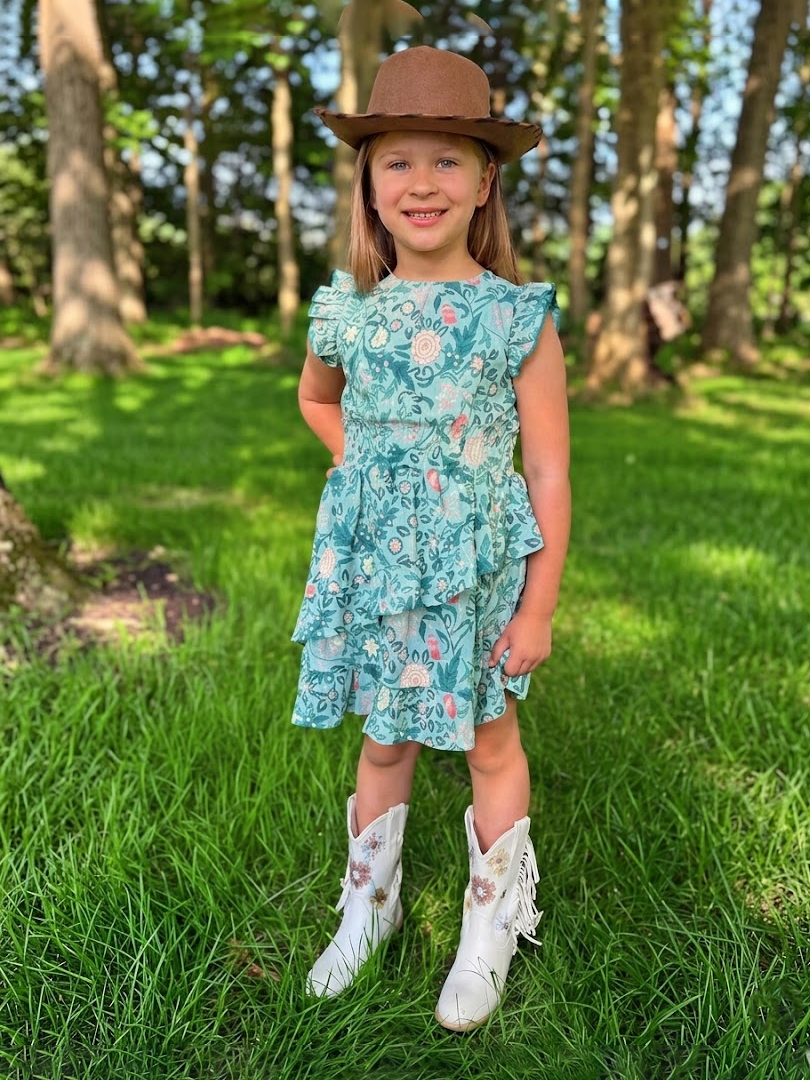 Girls Western Woven Dress.GMA-2053
