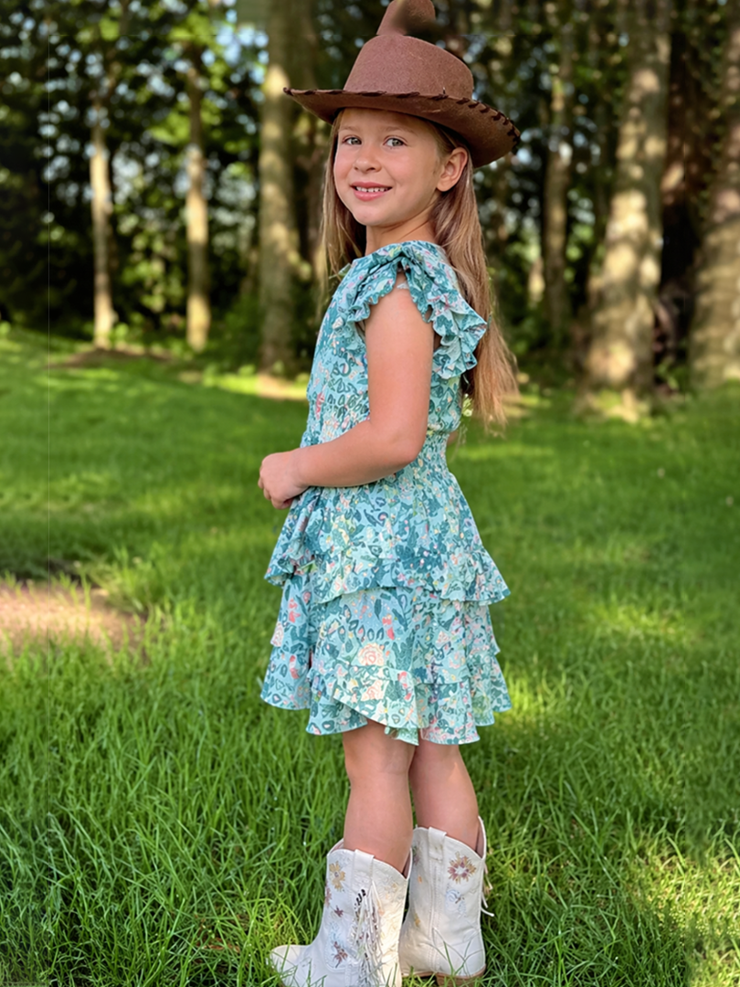 Girls Western Woven Dress.GMA-2053