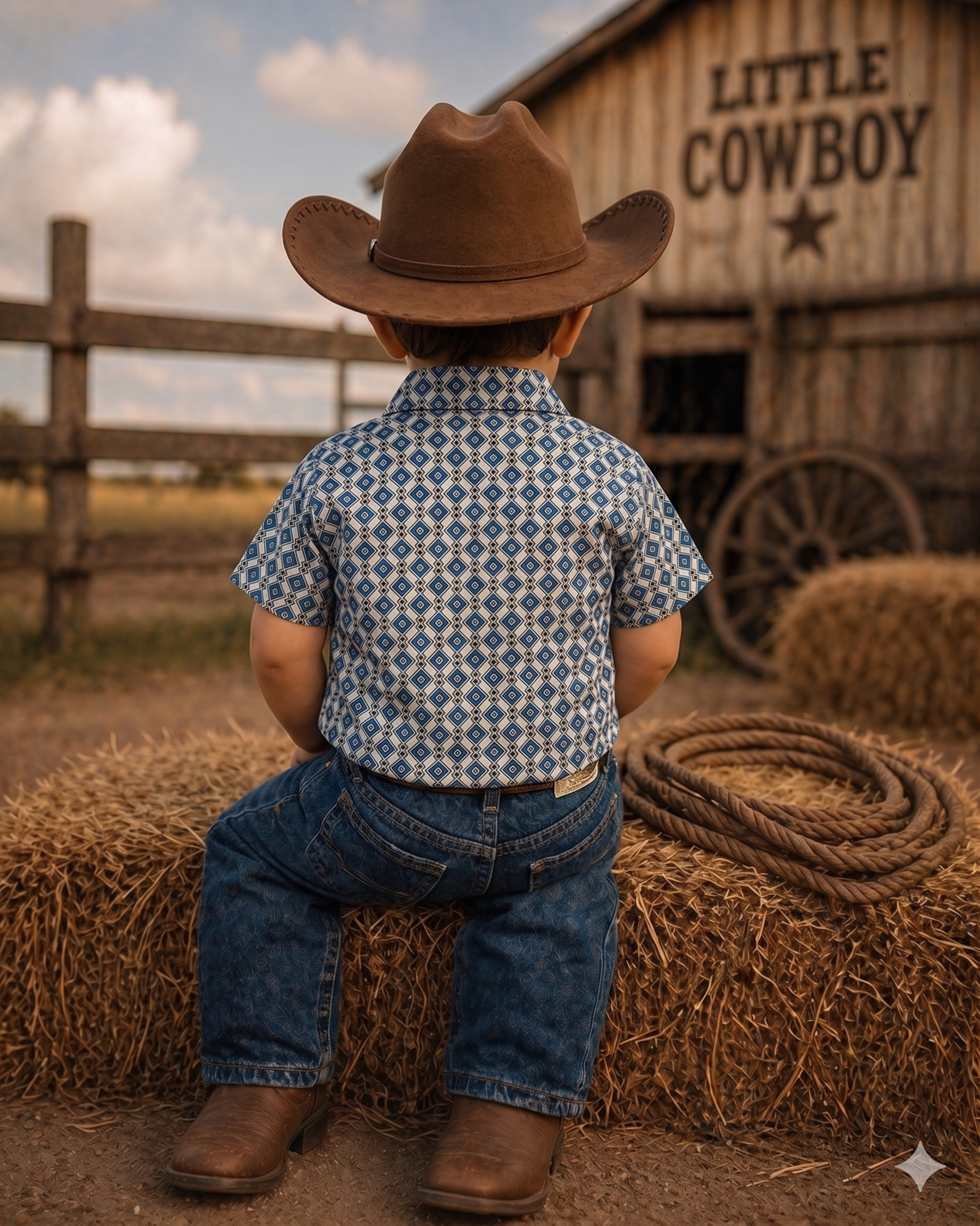TODDLER WESTERN POLO. T-POLO-17