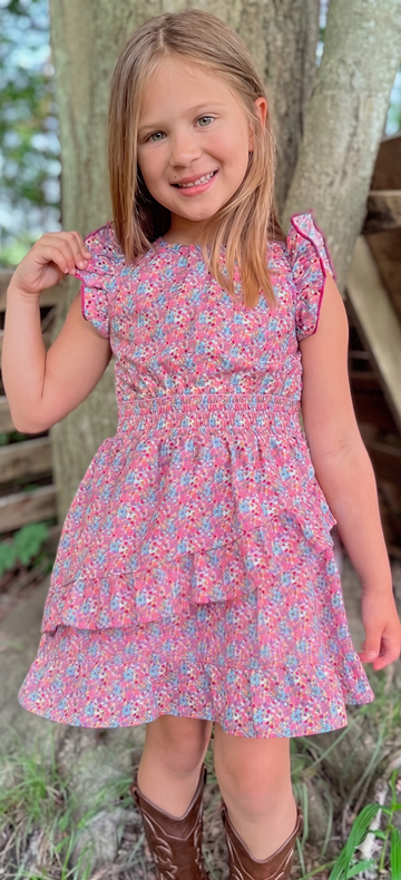 Girls Western Woven Dress.GMA-2053 A
