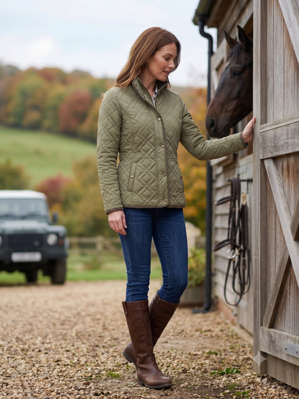 Ladies' Quilted Western Jacket | Style L-26208