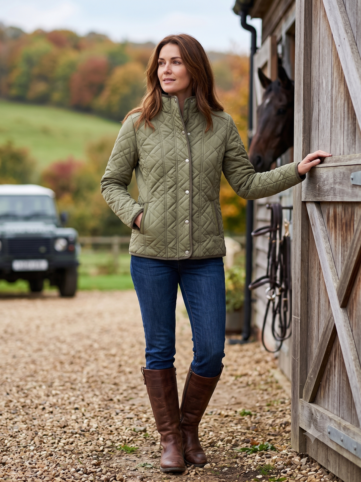 Ladies' Quilted Western Jacket | Style L-26208