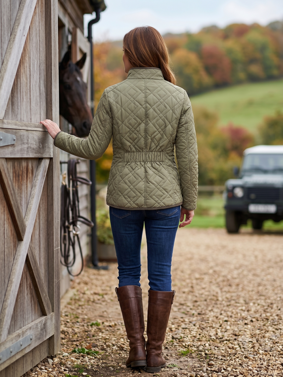 Ladies' Quilted Western Jacket | Style L-26208