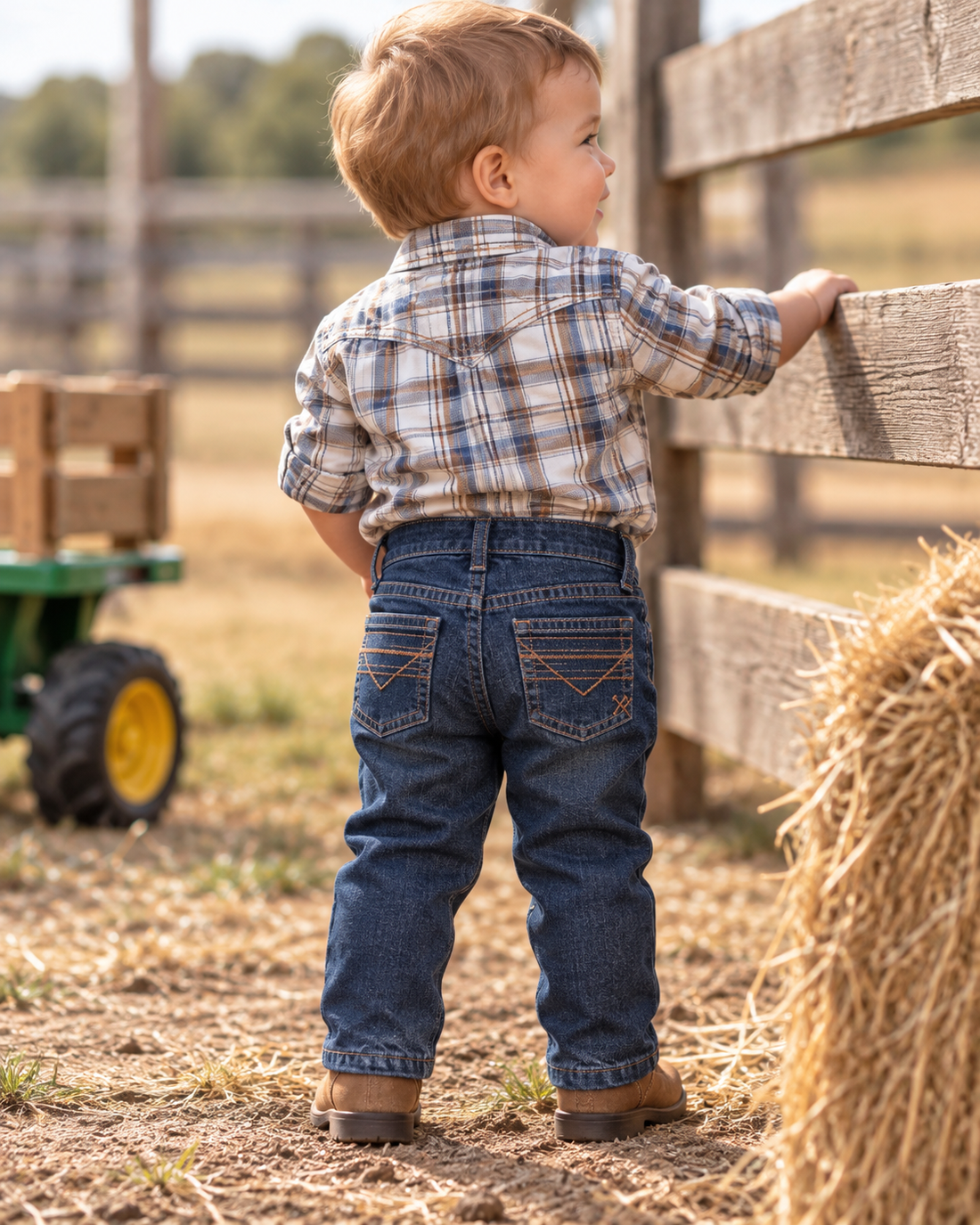 Infant Western Stretch Jeans | I-BJ-509