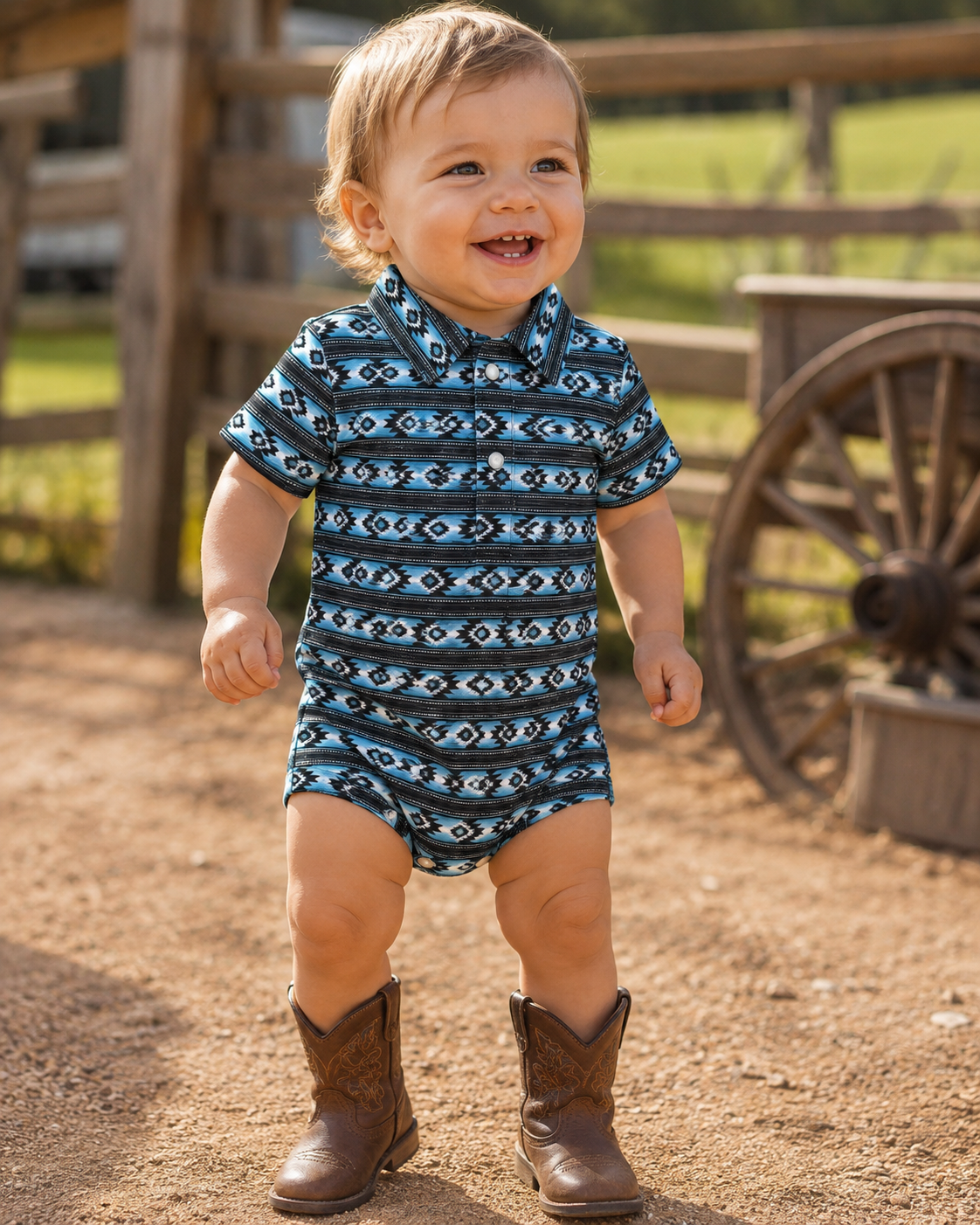 Infant Western Polo Onesie | Style I-POLO-03