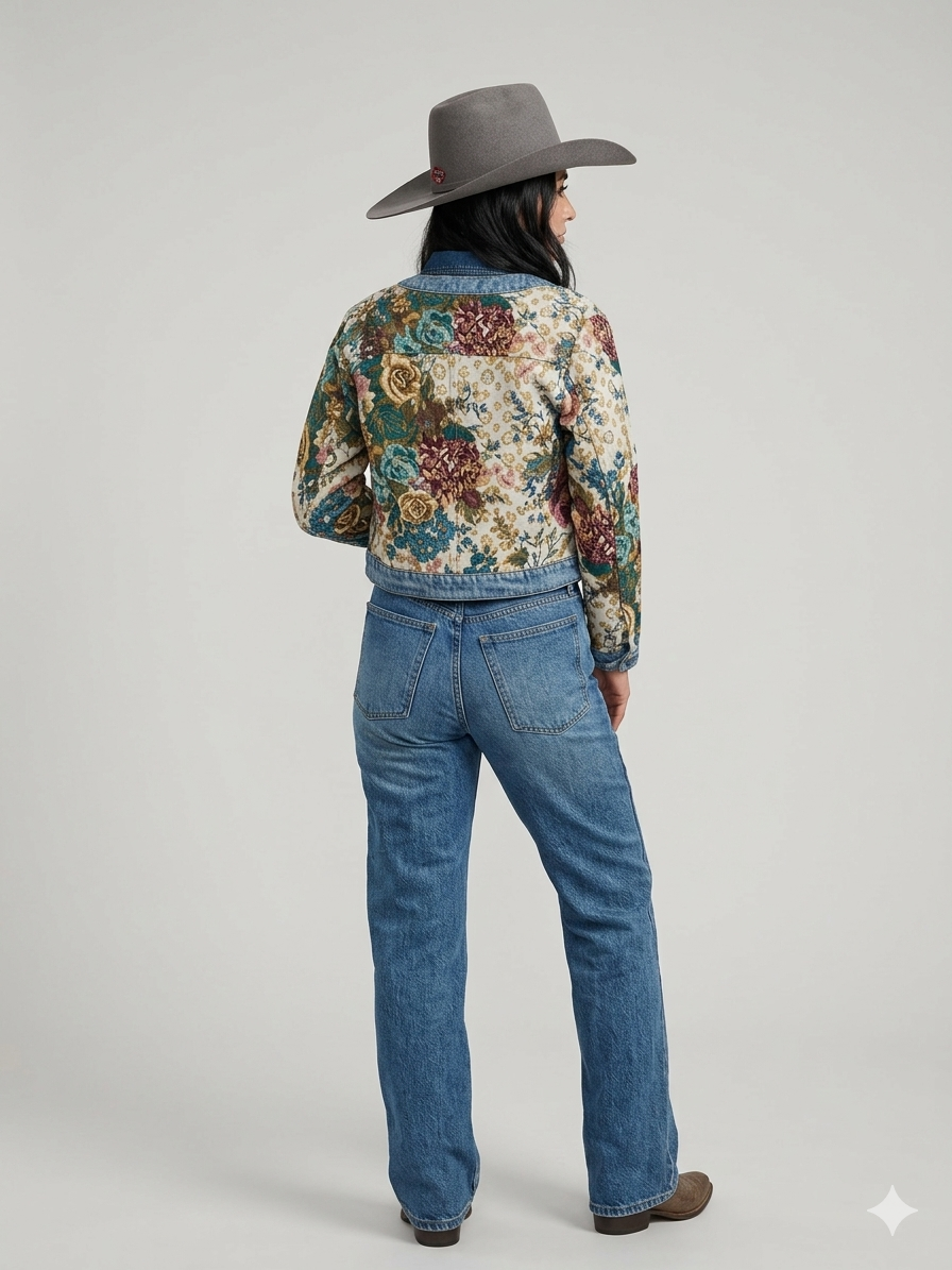 LADIES WESTERN DENIM JACKET- DNMPRT-2