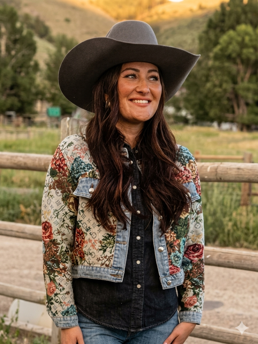 LADIES WESTERN DENIM JACKET- DNMPRT-2