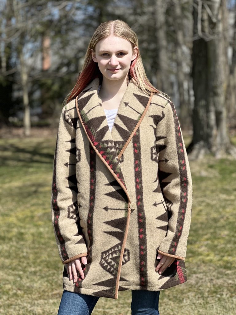 Western Aztec Coat Style#-L-24140
