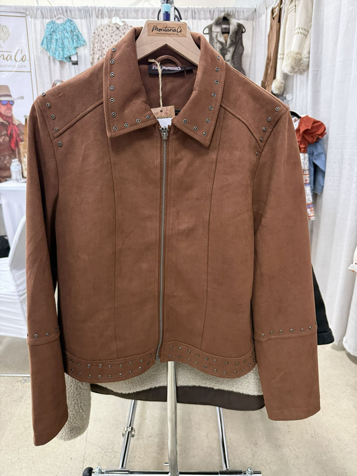 Ladies' Faux Suede Western Jacket | Style L-2606