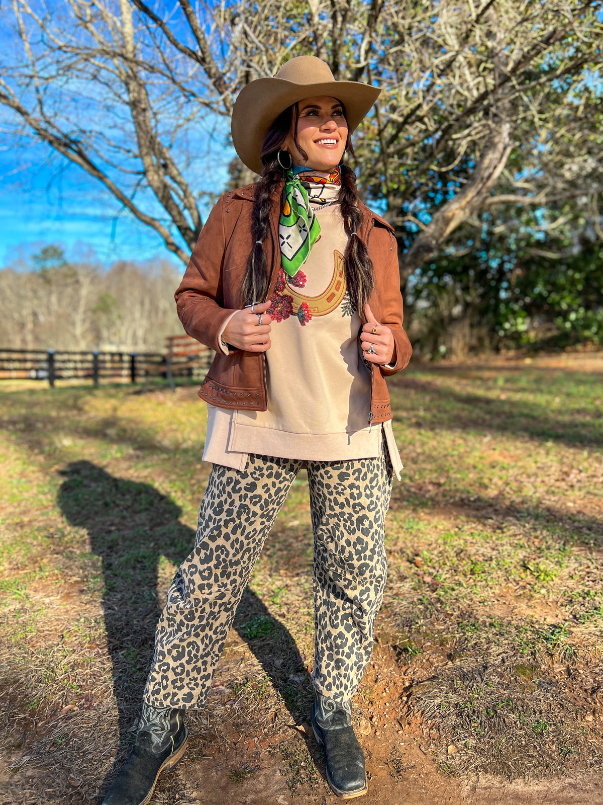 Ladies' Faux Suede Western Jacket | Style L-2606