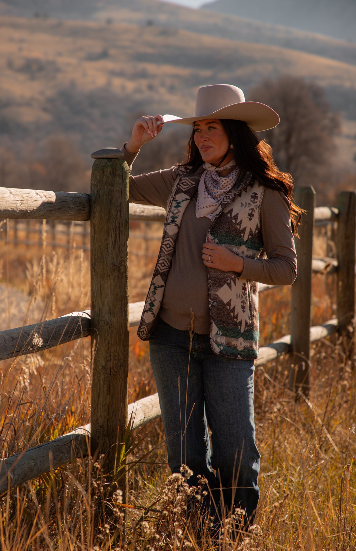 Ladies' Southwestern Vest | Style L-2613