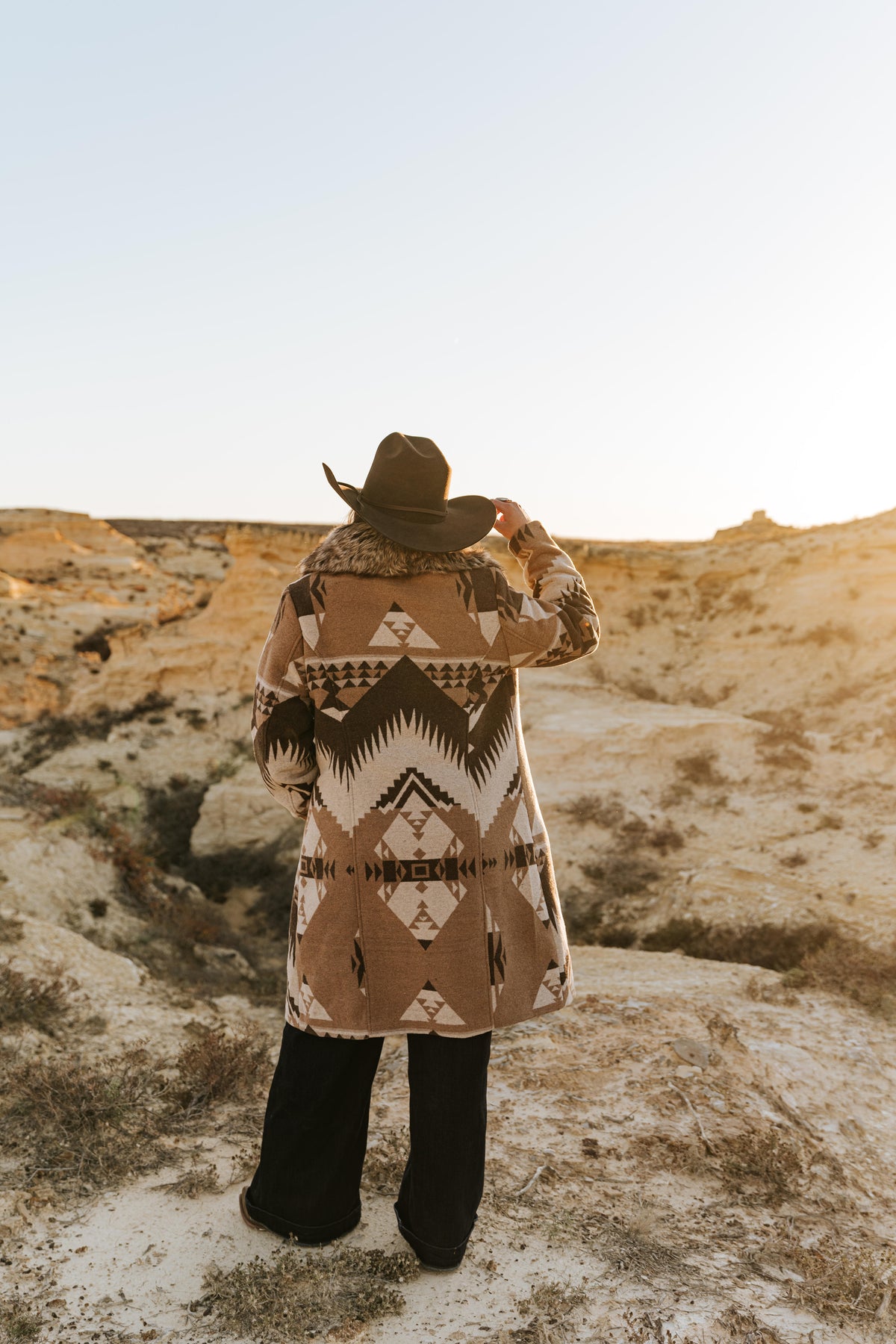 Ladies' Southwestern Cardigan Coat | Style L-2617