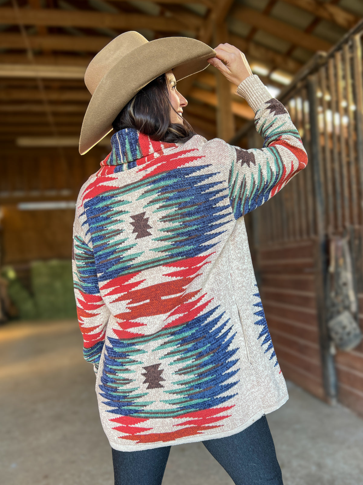 Ladies' Southwestern Cardigan | Style L-26201