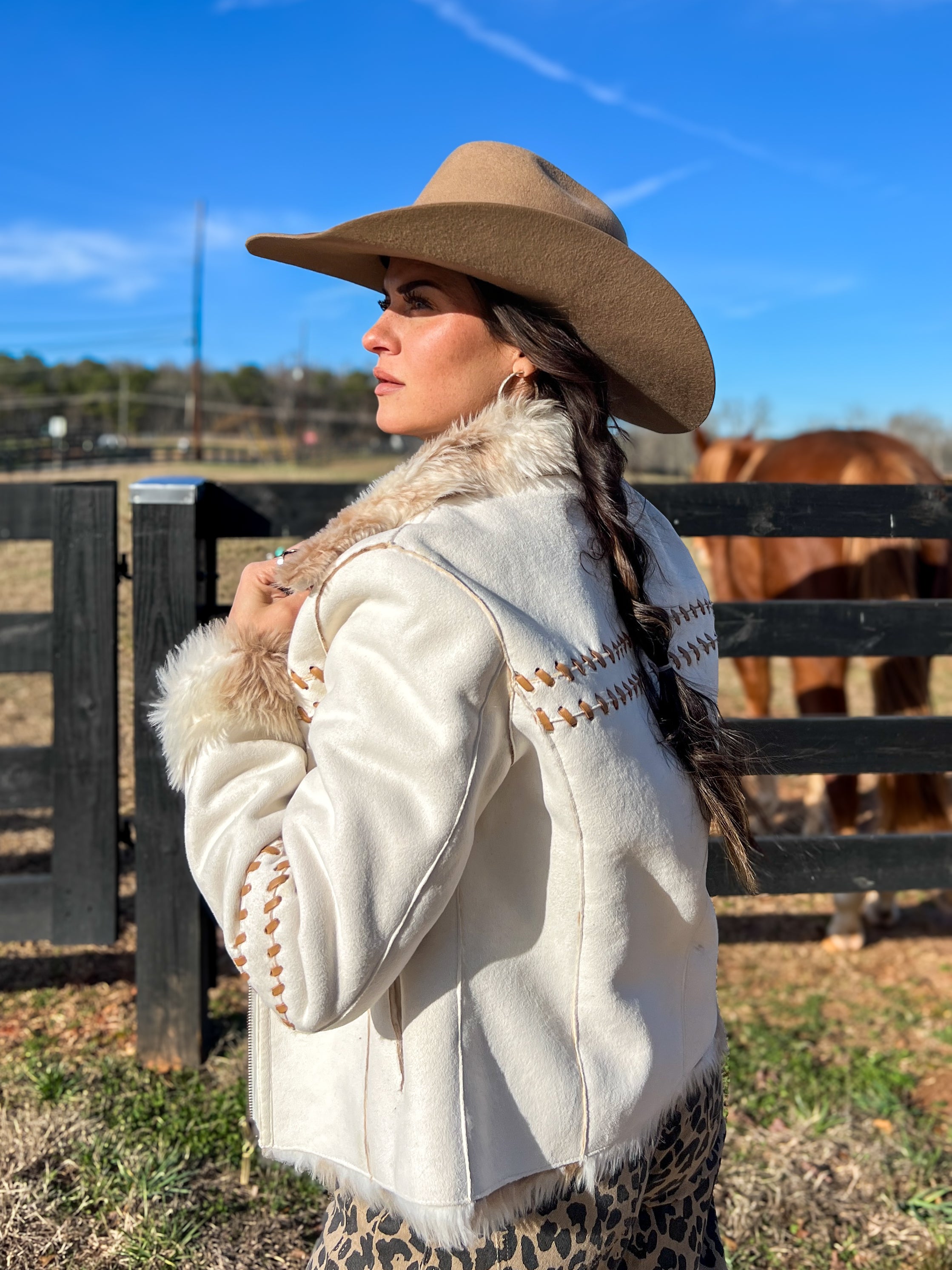 Ladies' Western Sherpa Jacket | Style L-26205