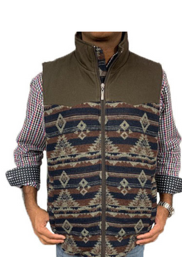 Men's Western Aztec Vest Style#-M-24209