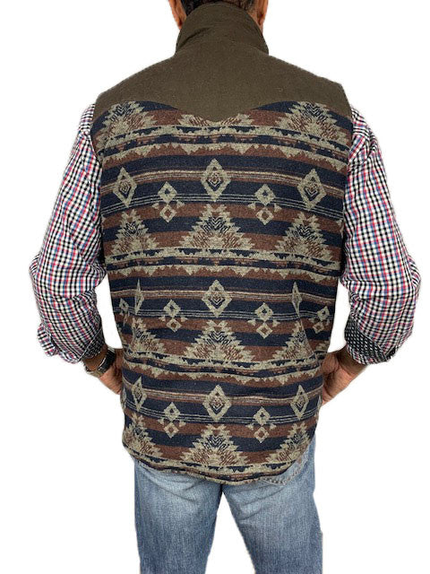 Men's Western Aztec Vest Style#-M-24209