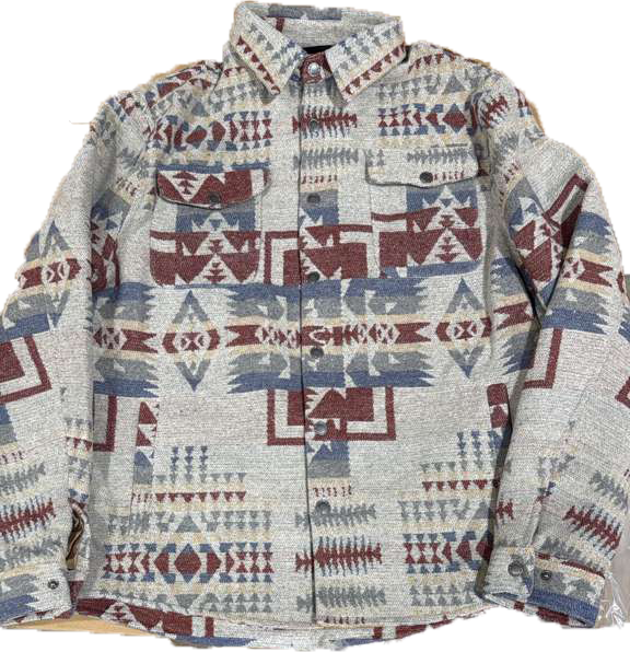 Men's Southwestern Shirt Jacket | Style M-24722