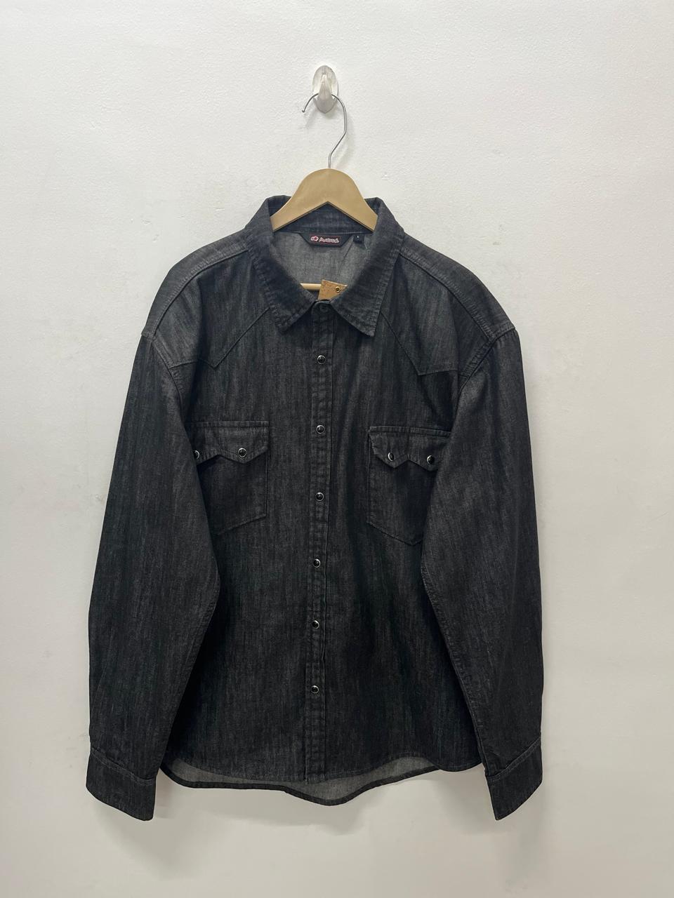 Men's Western Denim Snap Shirt | Style M-261106