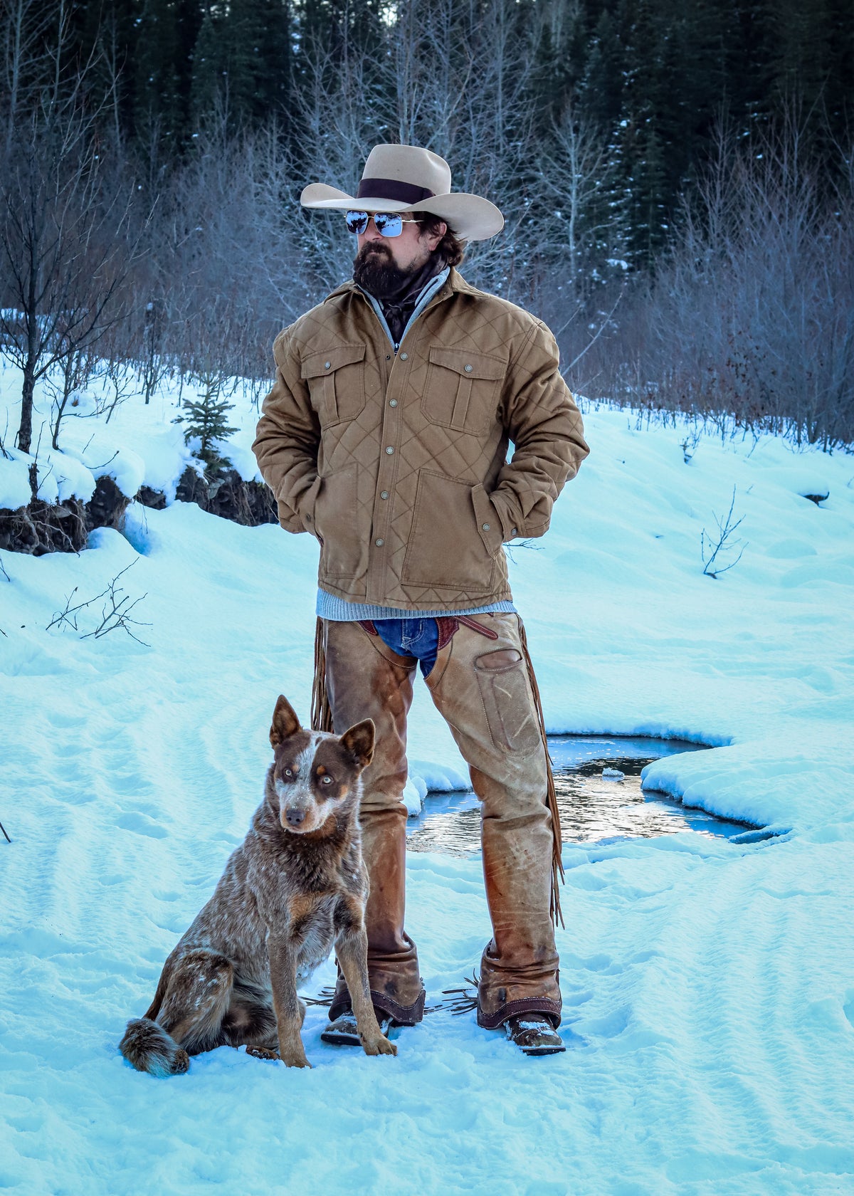 Men's Quilted Canvas Jacket | Style M-2662