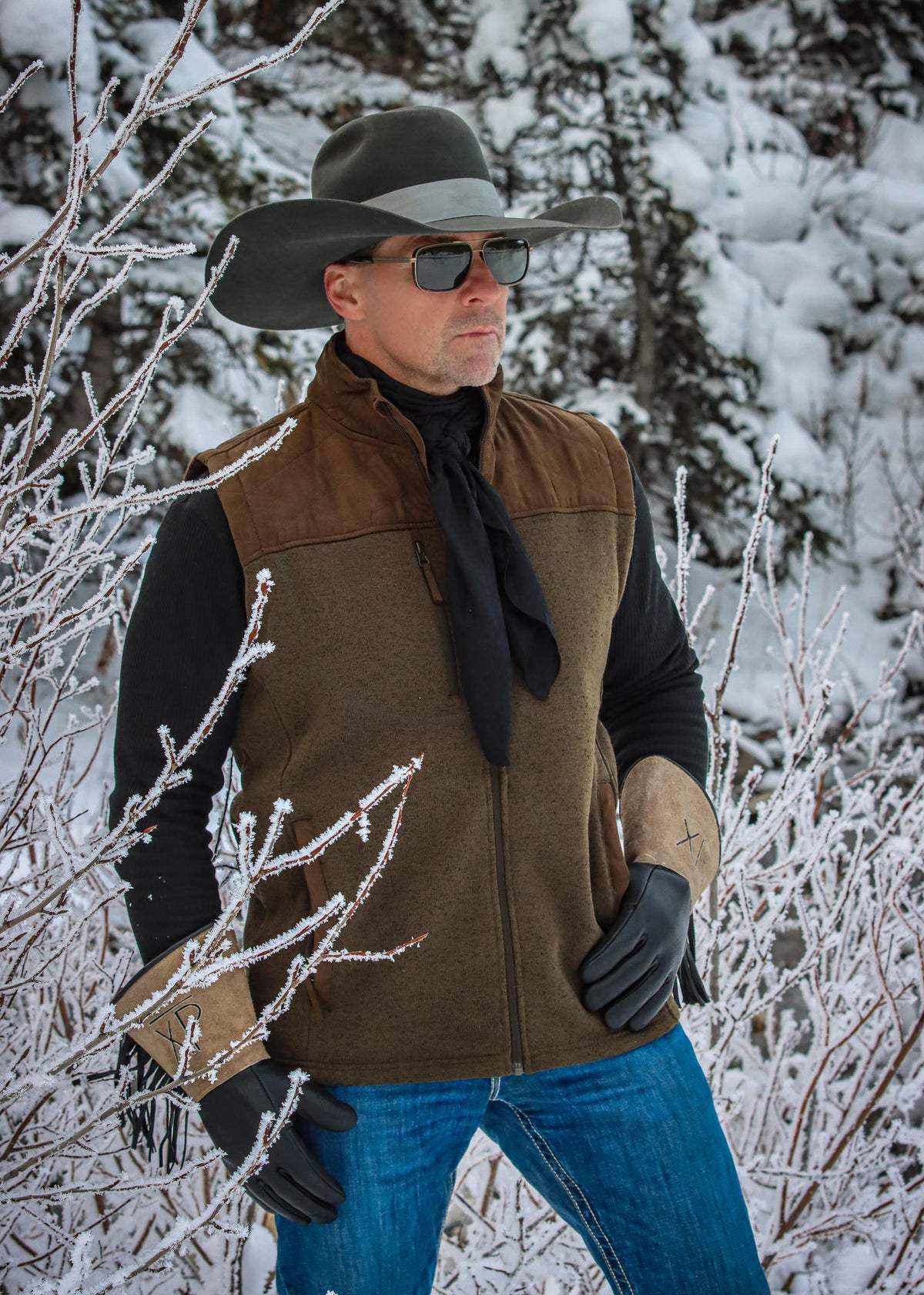 Men's Fleece Vest | Style M26701OLIVE