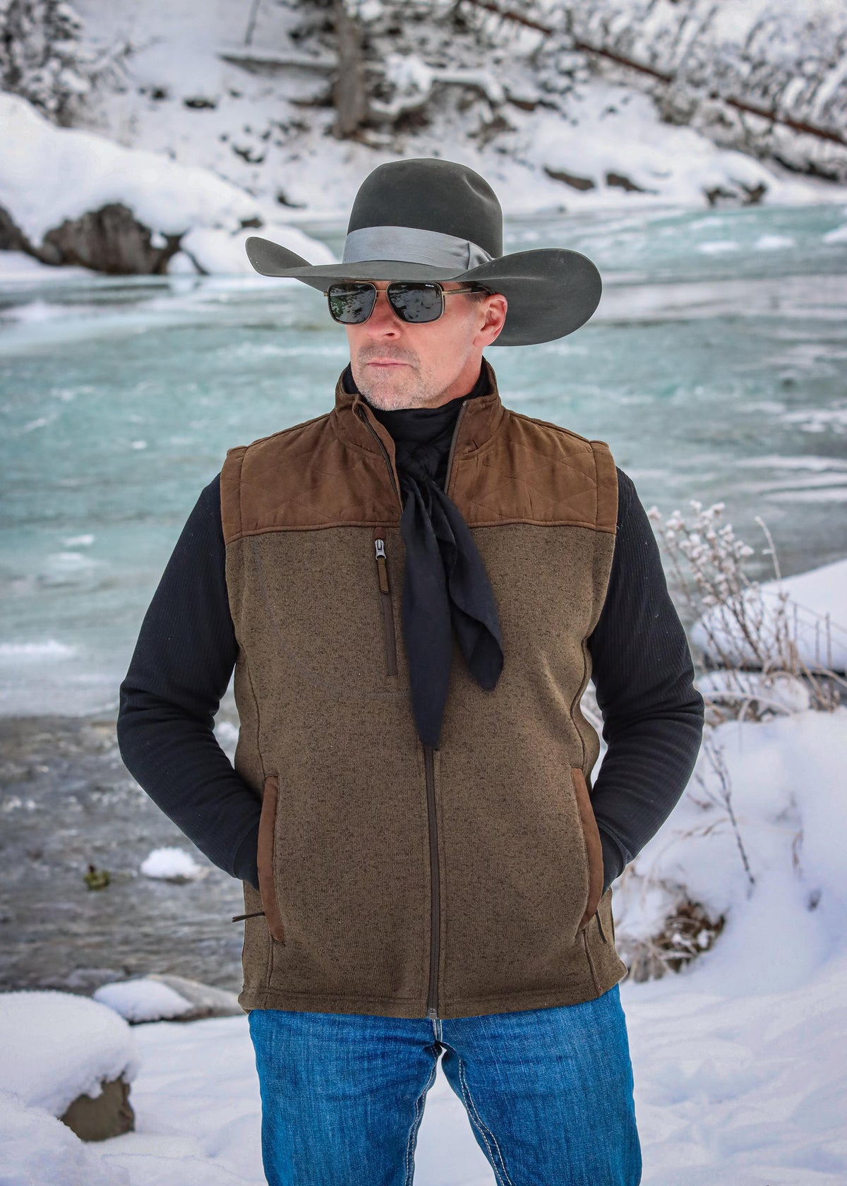 Men's Fleece Vest | Style M26701OLIVE