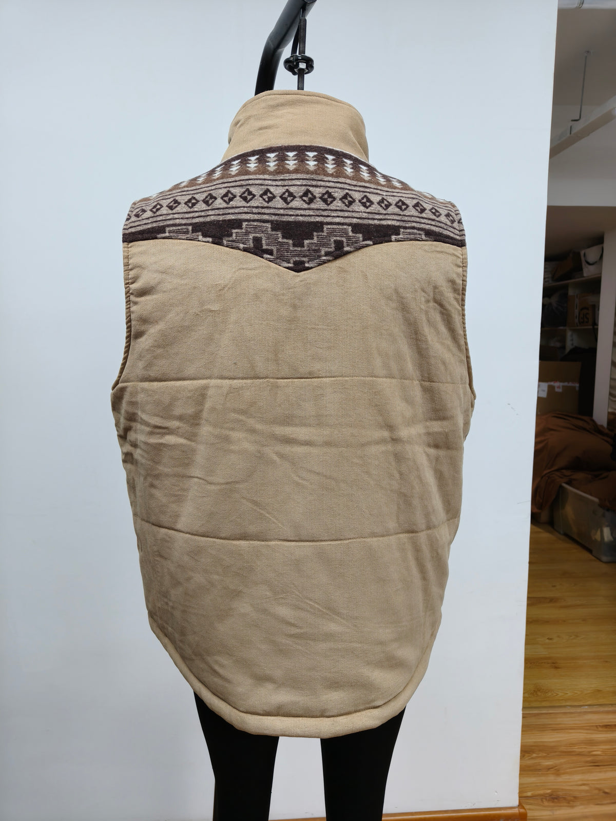 Men's Corduroy Aztec Western Vest | Style M2678
