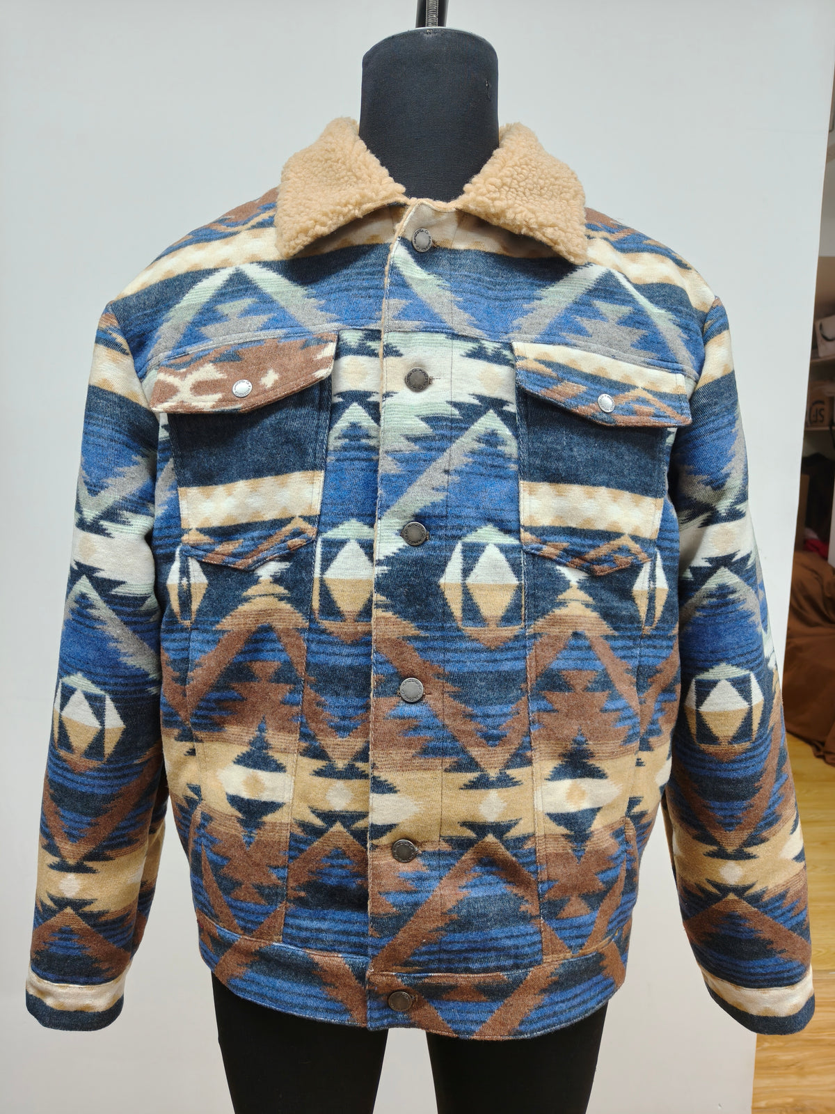 Men's Southwestern Sherpa Jacket | Style M-26811