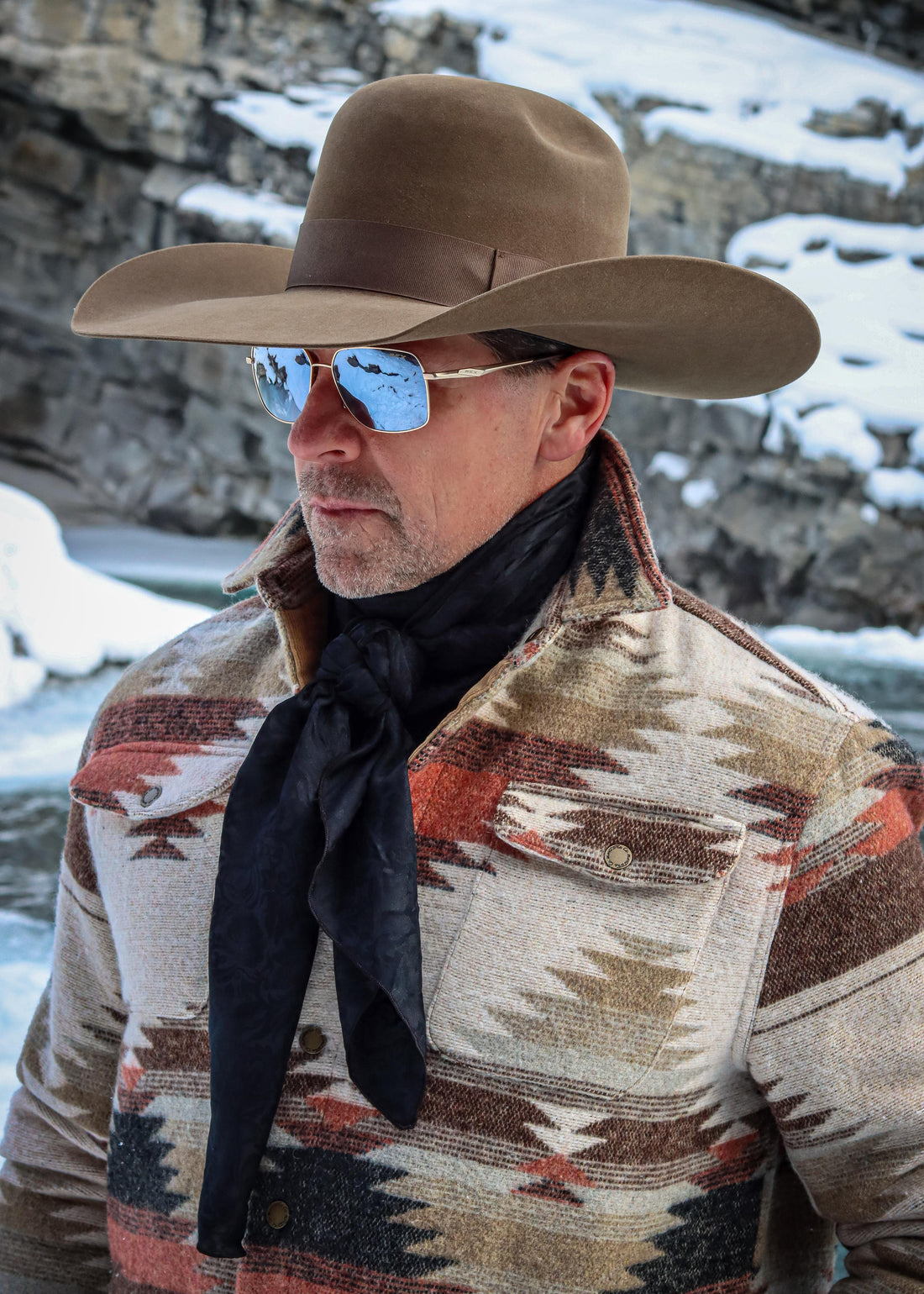 Men's Southwestern Shirt Jacket | Style M-2681