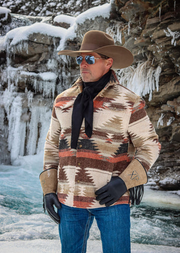 Men's Southwestern Shirt Jacket | Style M-2681