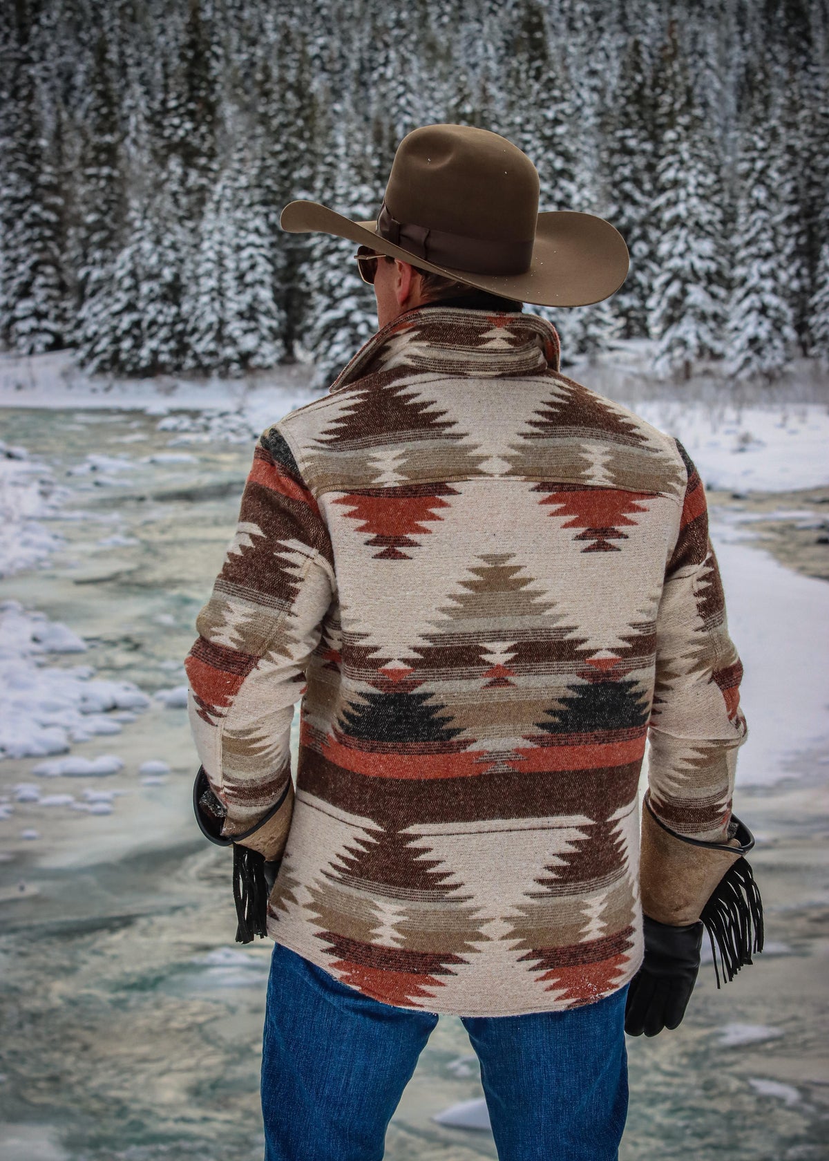 Men's Southwestern Shirt Jacket | Style M-2681