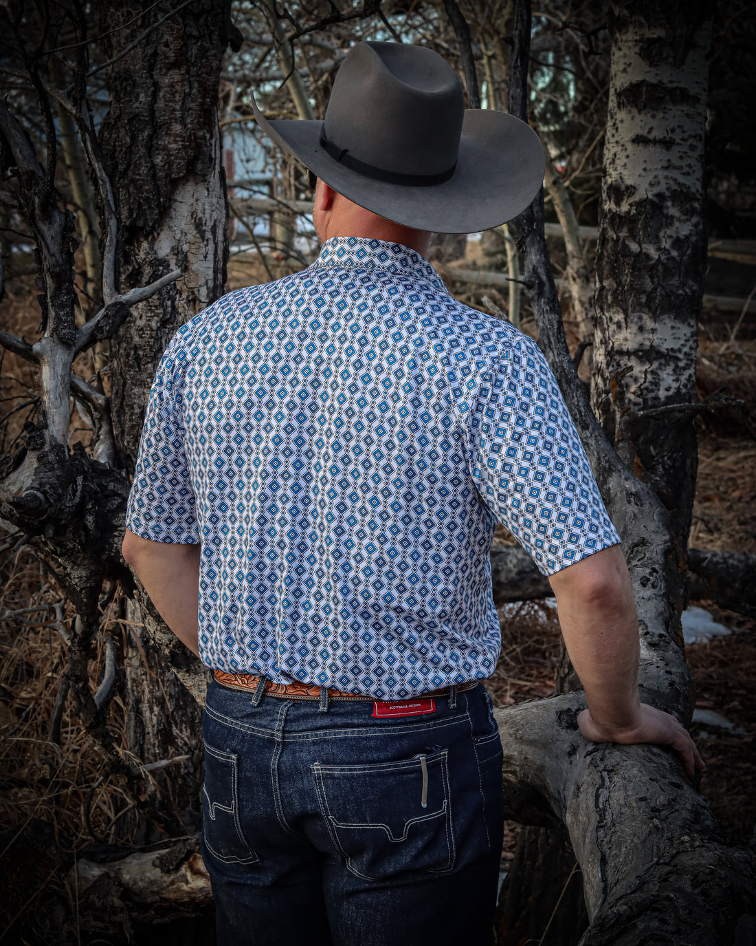 Men's western Polo T-shirt.M-POLO-7