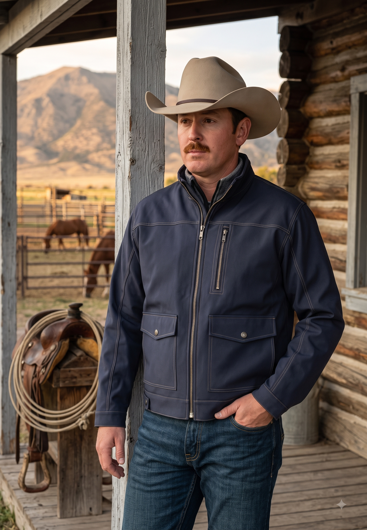 Men's Bonded Softshell Jacket | Style M261101