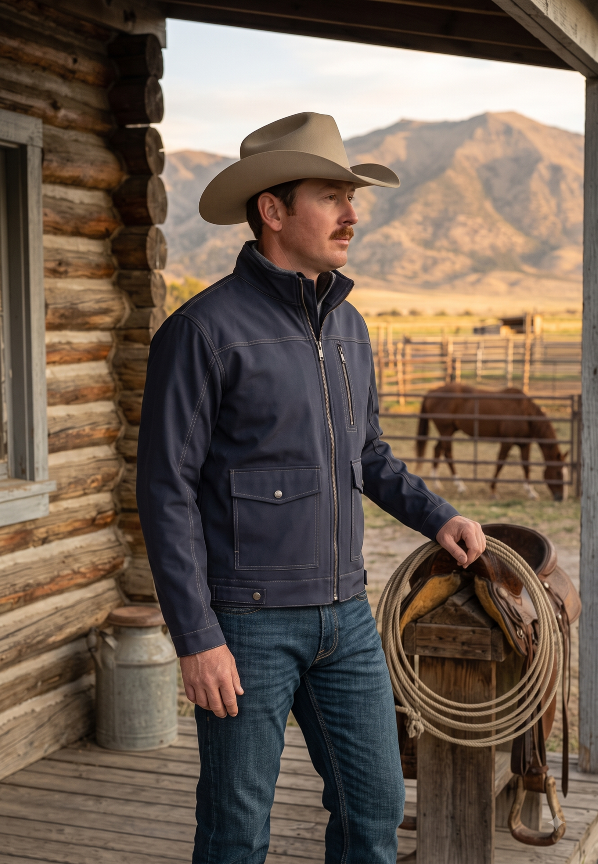 Men's Bonded Softshell Jacket | Style M261101