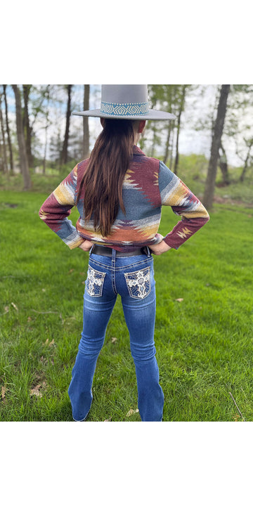 Girls' Western Bootcut Jeans | Style MCGJ-HX-30