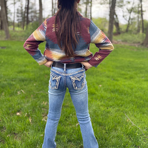 Girls' Western Bootcut Jeans - MCGJ-HX-31