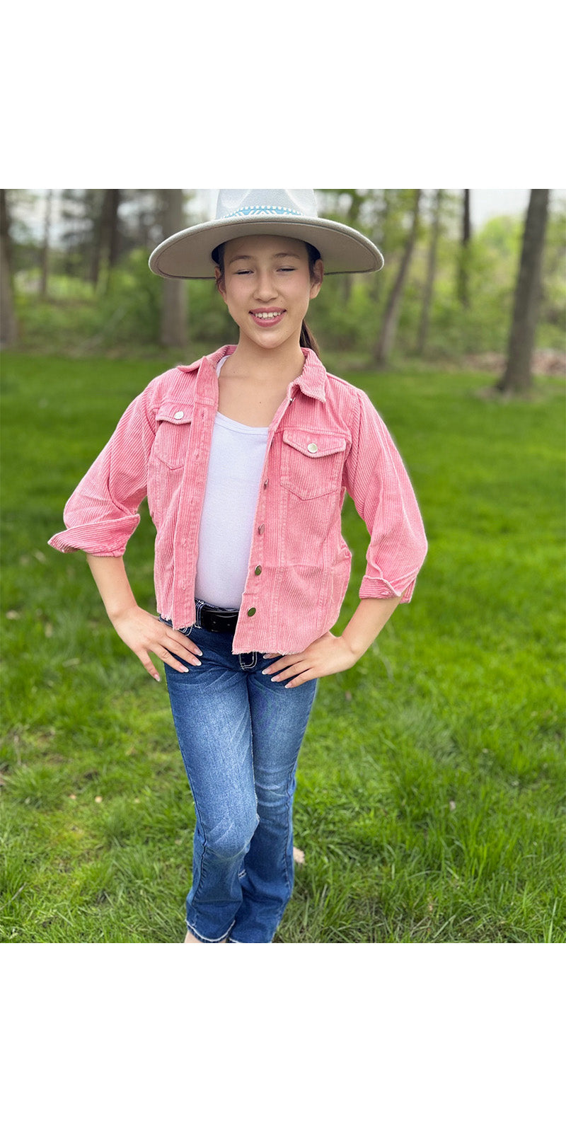 Girls' Western Bootcut Jeans - MCGJ-HX-33