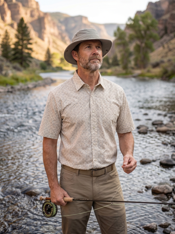 Men's Short Sleeve Fishing Shirt | Style MF-26701