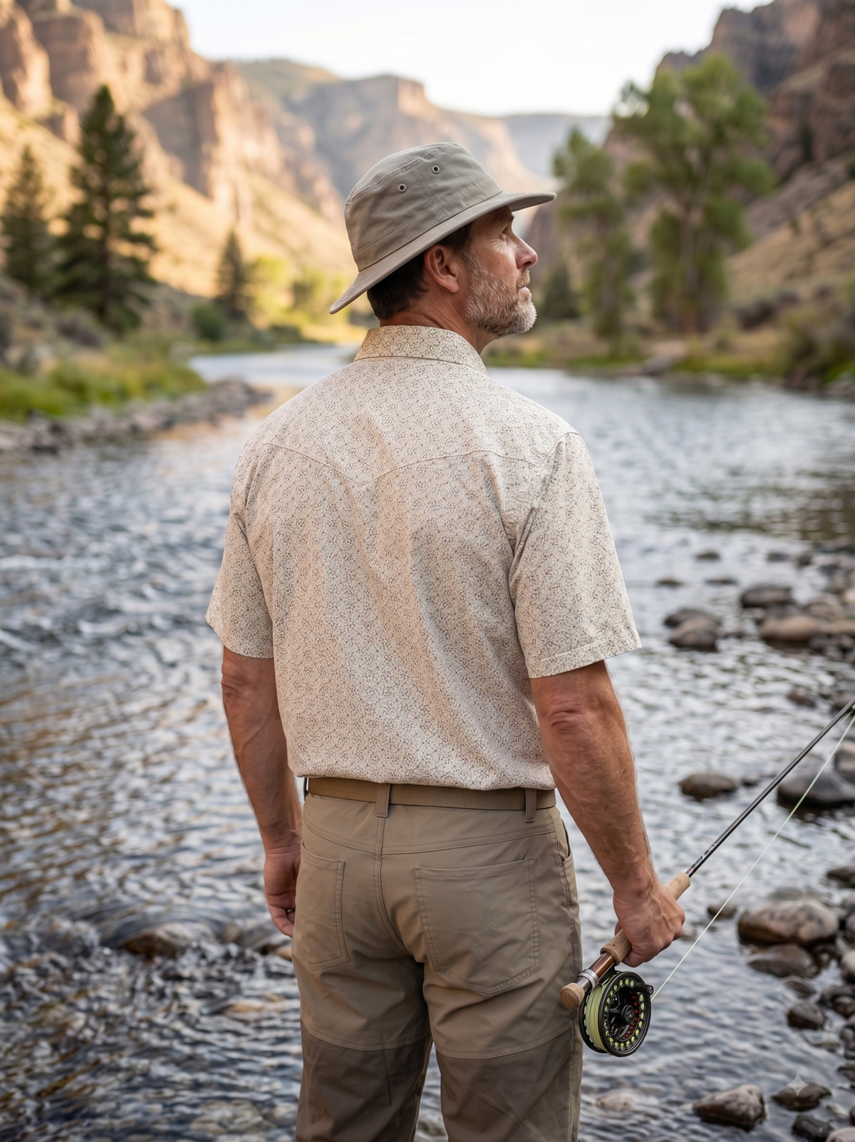 Men's Short Sleeve Fishing Shirt | Style MF-26701