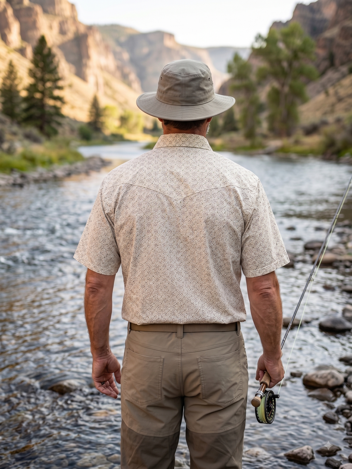 Men's Short Sleeve Fishing Shirt | Style MF-26701