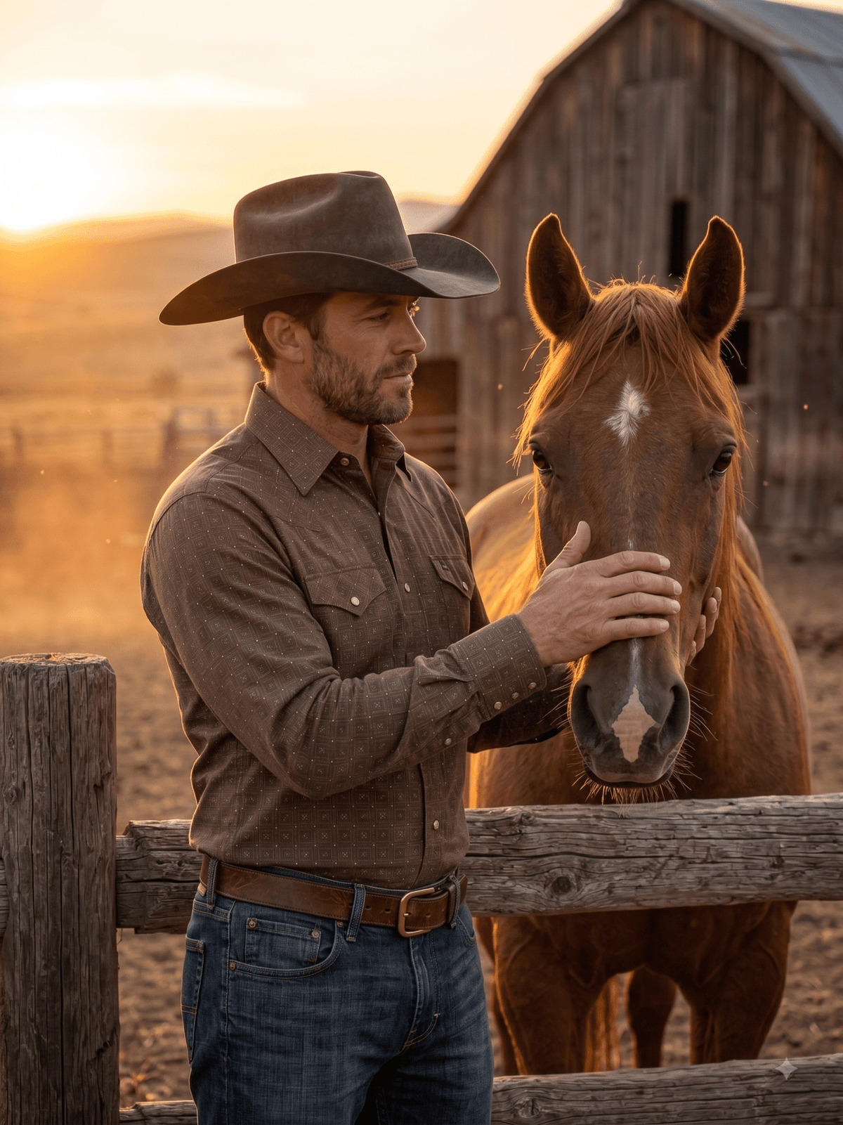 Men's Western Snap Shirt with Stretch | Style MF-3034