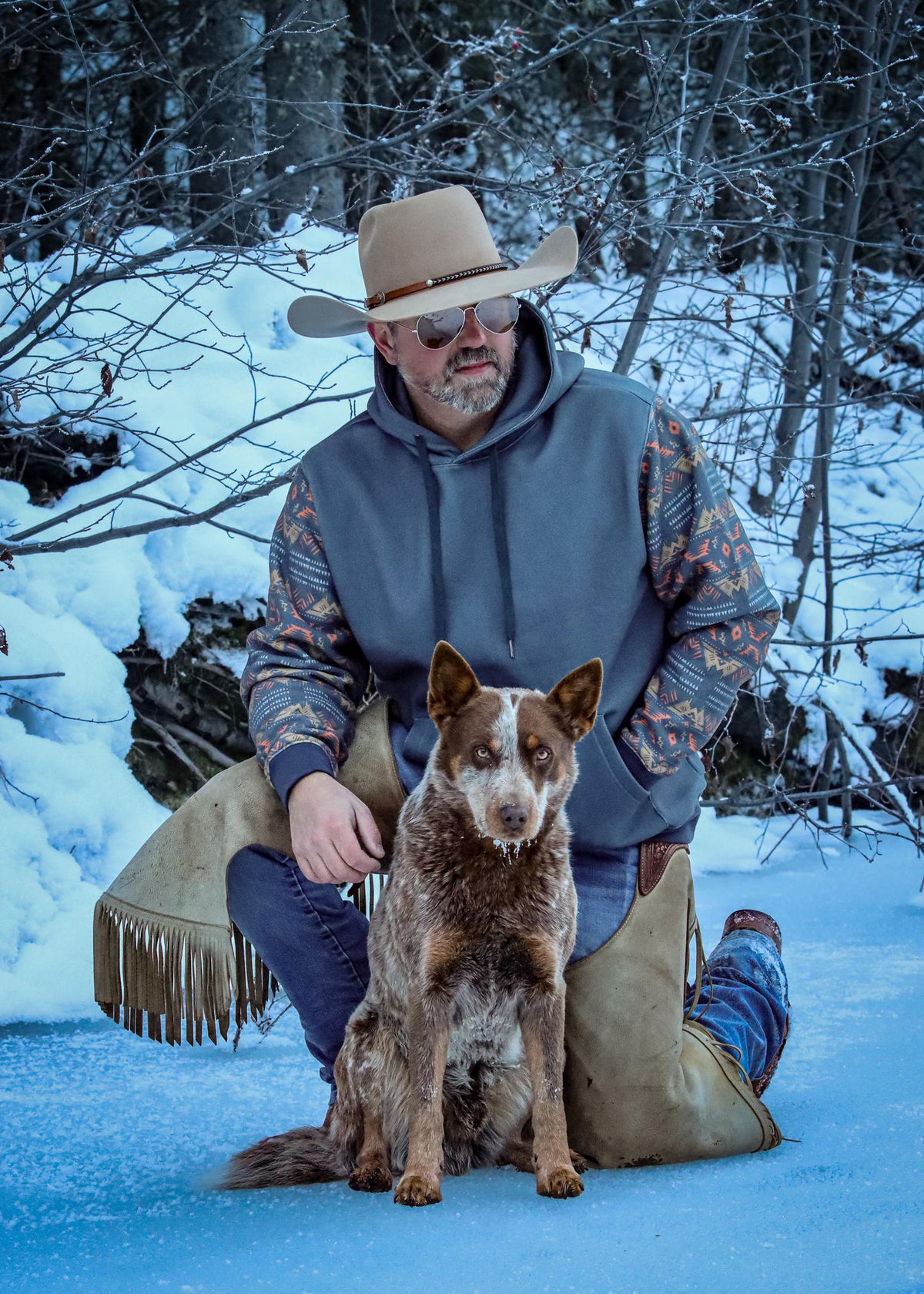 Men's Western Pullover Hoodie | Style MH26010