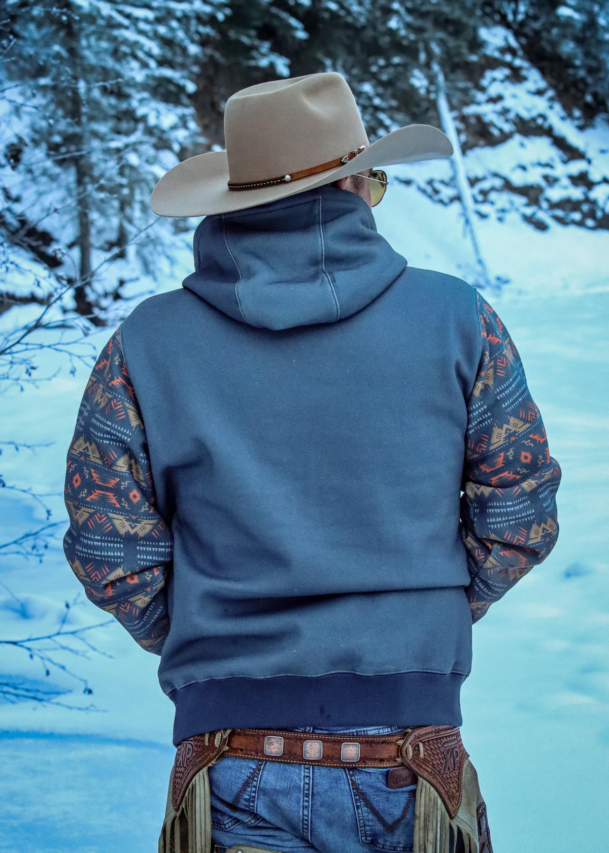 Men's Western Pullover Hoodie | Style MH26010