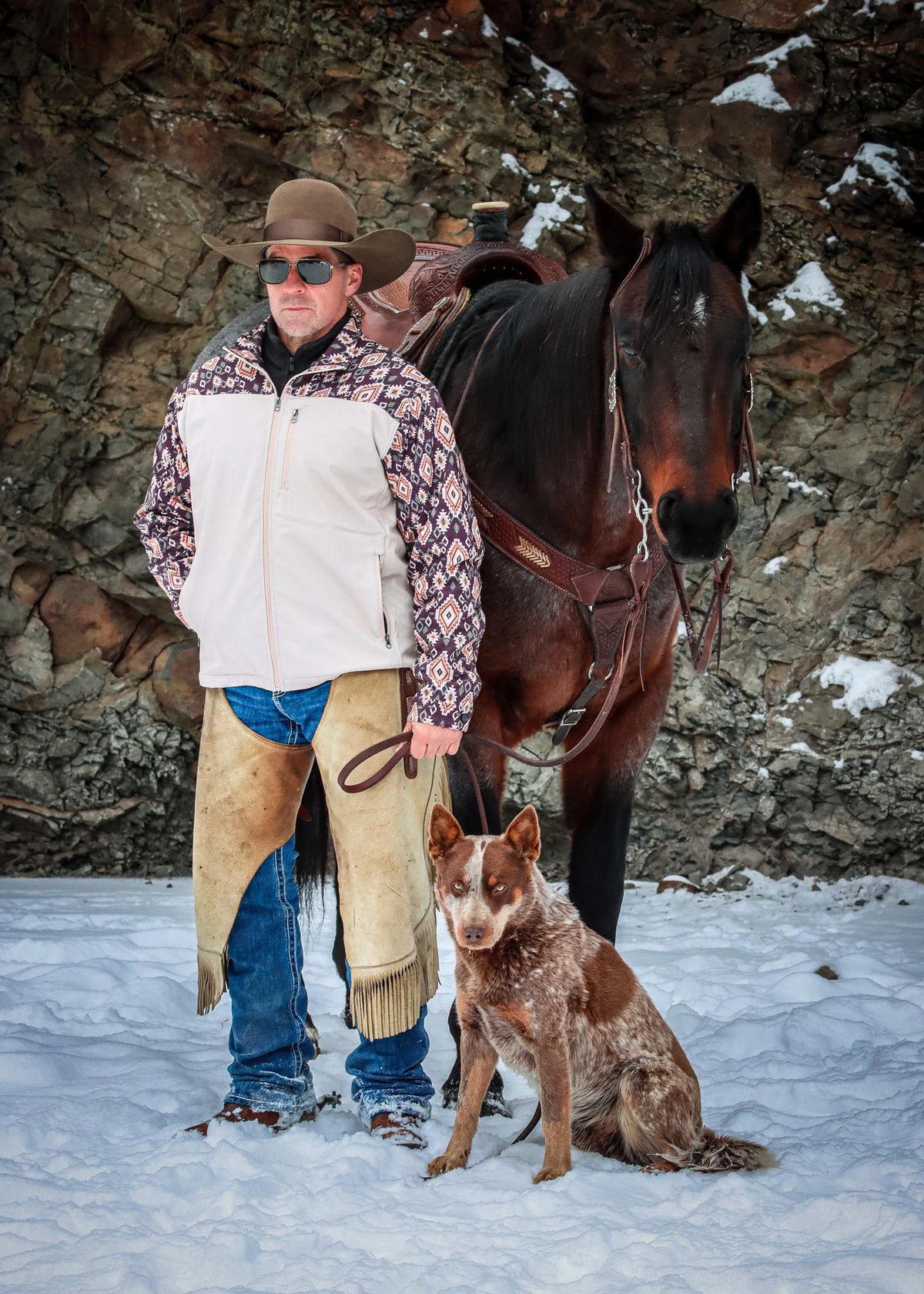 Men's Western Softshell Jacket | Style MJJ-26012